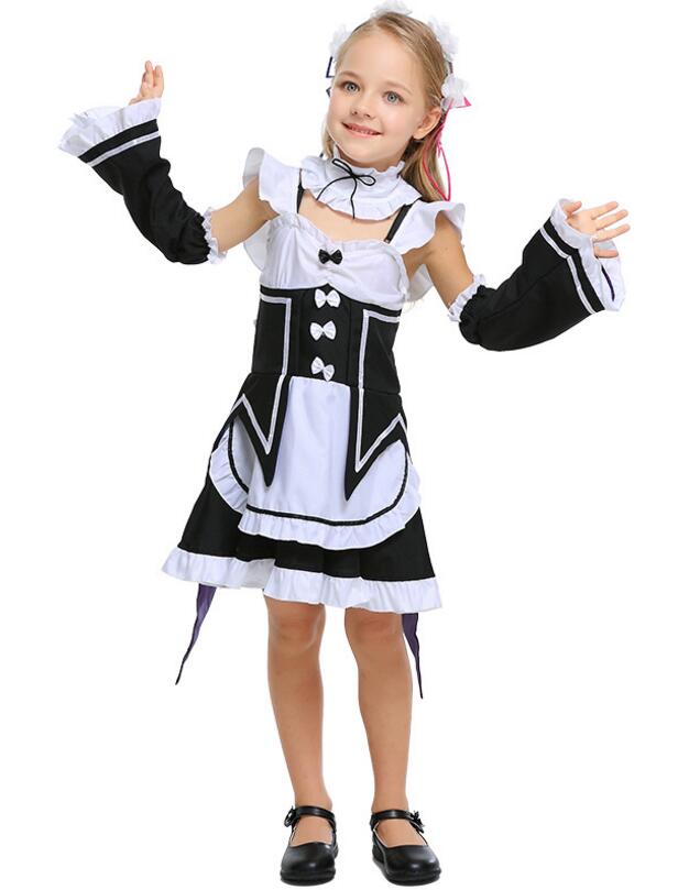 F68175 childrens maid costume